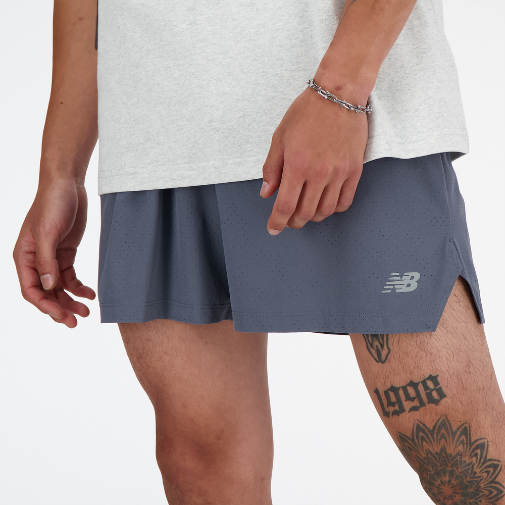 Férfi futónadrág New Balance MS41286GT – szürke