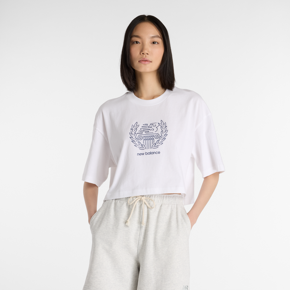 Női póló New Balance WT51935WT – fehér