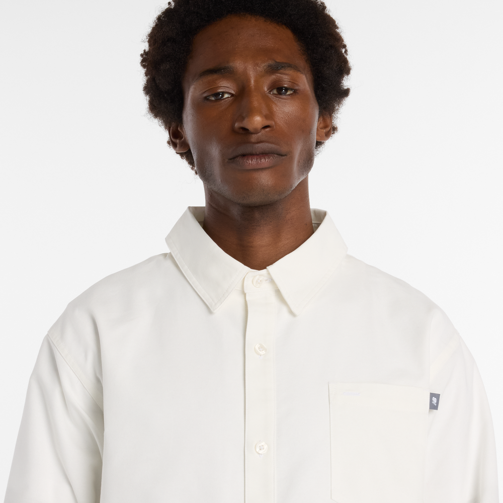Férfi ing New Balance MT53523RFN – fehér
