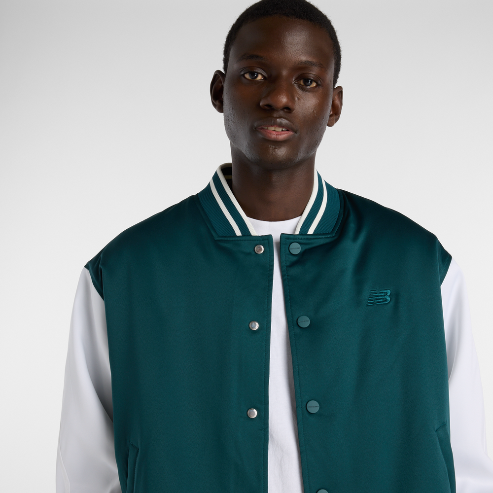 Férfi kabát New Balance MJ6102R7AAV – zöld