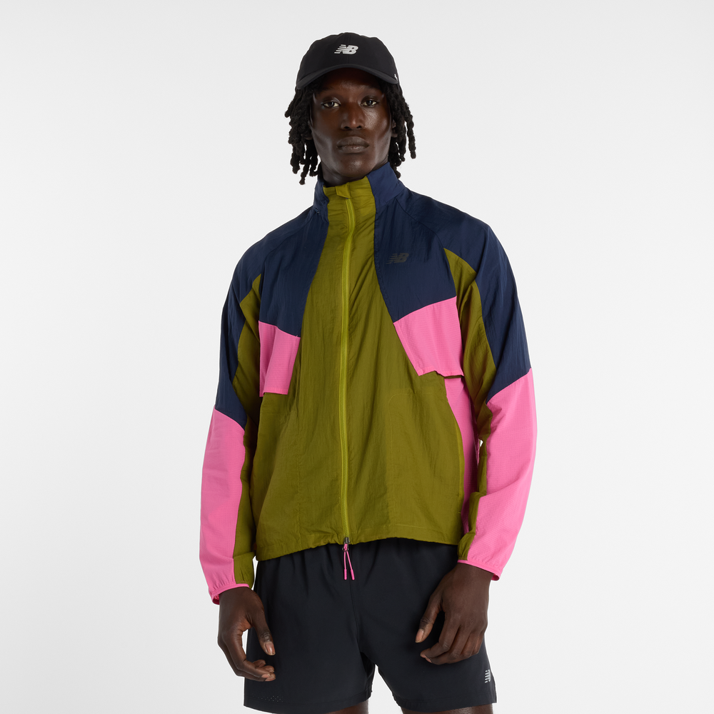 Férfi kabát New Balance MJ61U1I9AAN – zöld