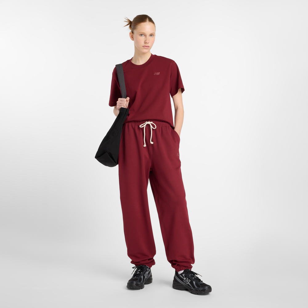 Női póló New Balance WT41501MHB – bordó