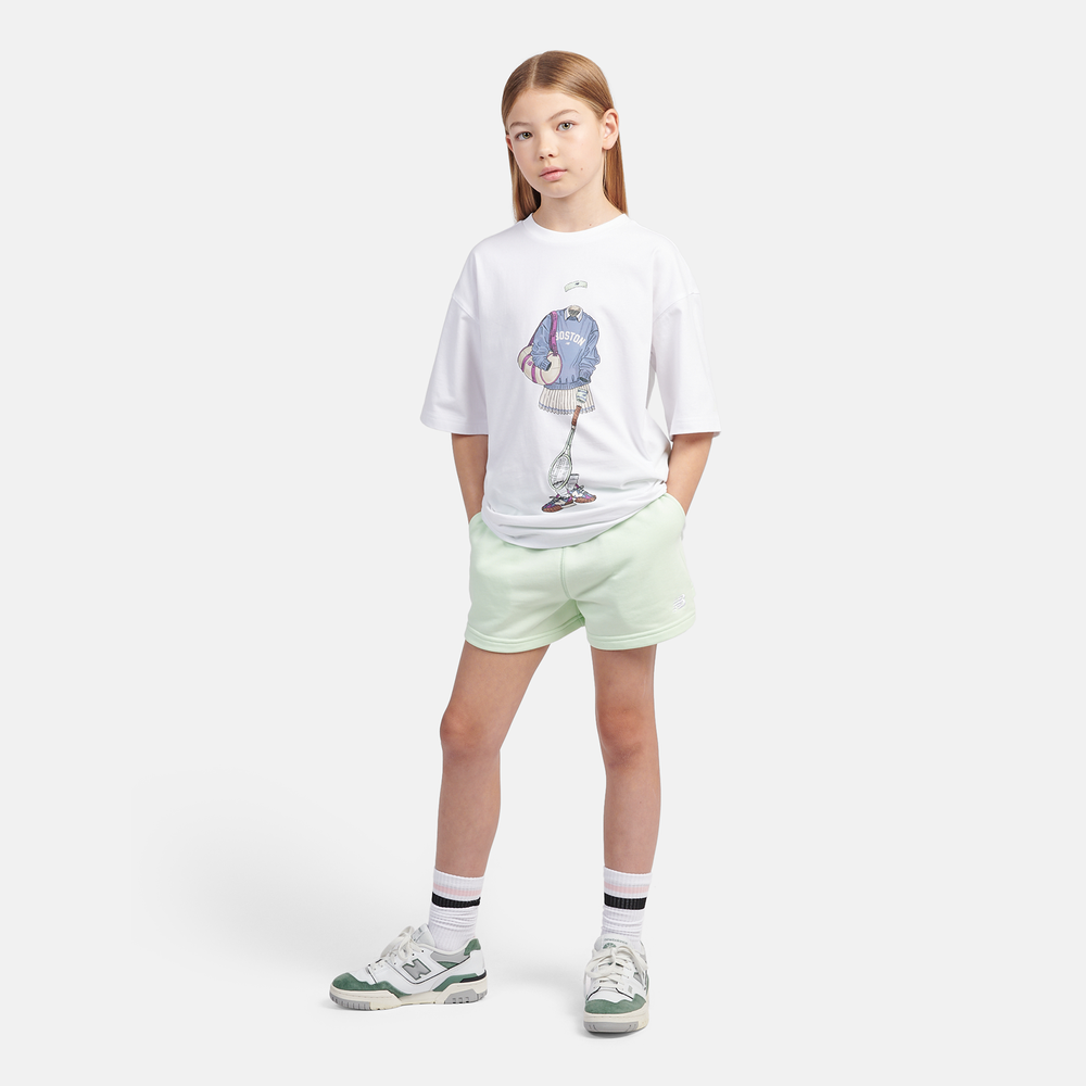 Gyermek rövidnadrág New Balance LAKG0006MEW – menta