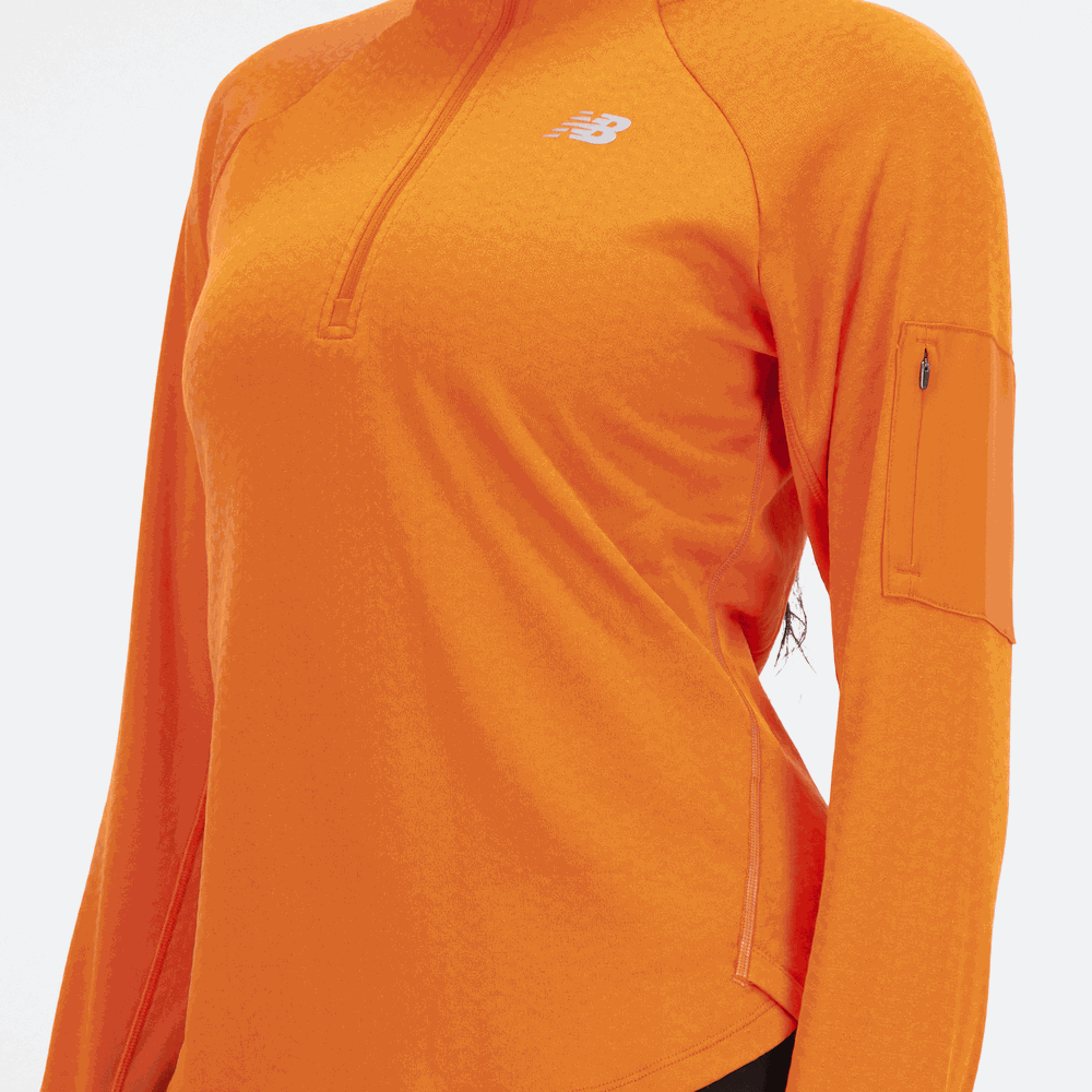 Női felső New Balance WT23252CEN – narancssárga