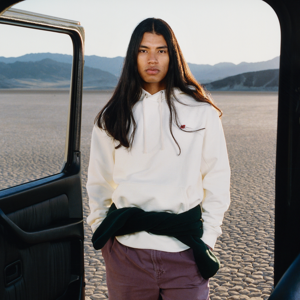 Férfi felső New Balance MADE in USA MT43546SST – bézs