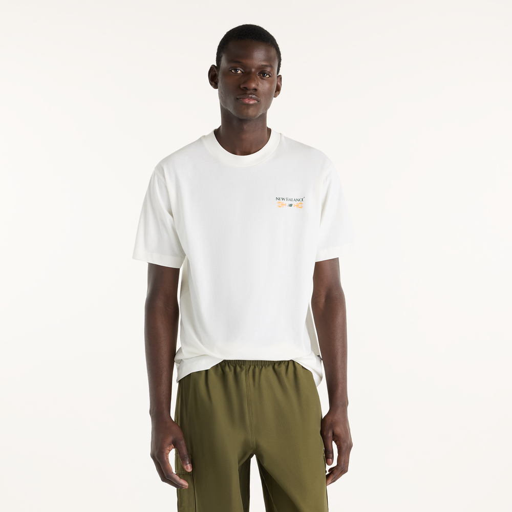 Férfi póló New Balance MT62S7YPSST – fehér