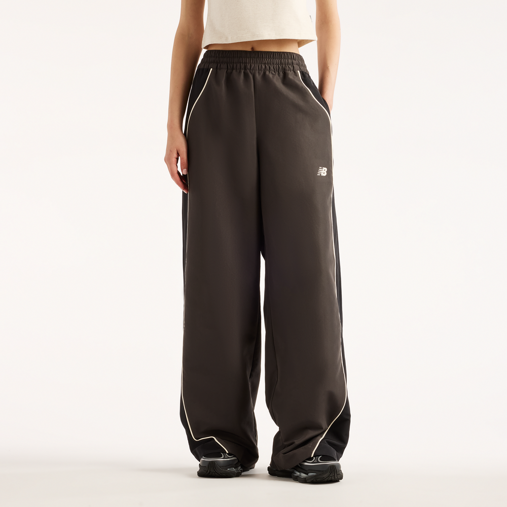 Női nadrág New Balance WB62O9UFBLK – barna