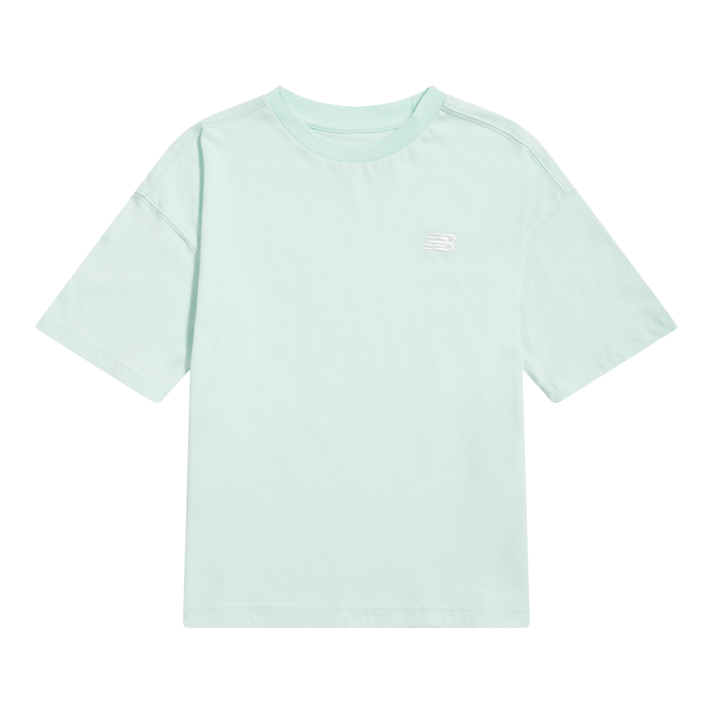 Gyerek póló New Balance LAKG0001COJ – menta