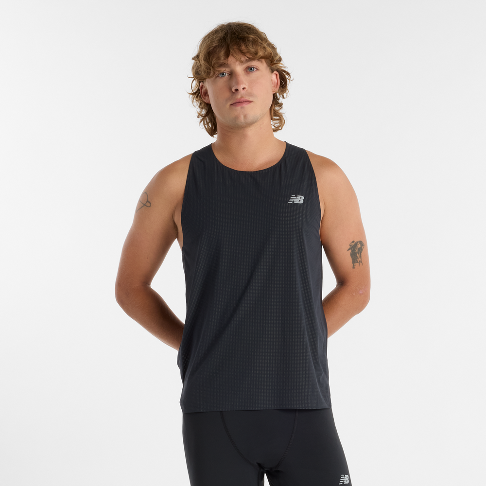 Férfi futópóló New Balance MT51205BK – fekete