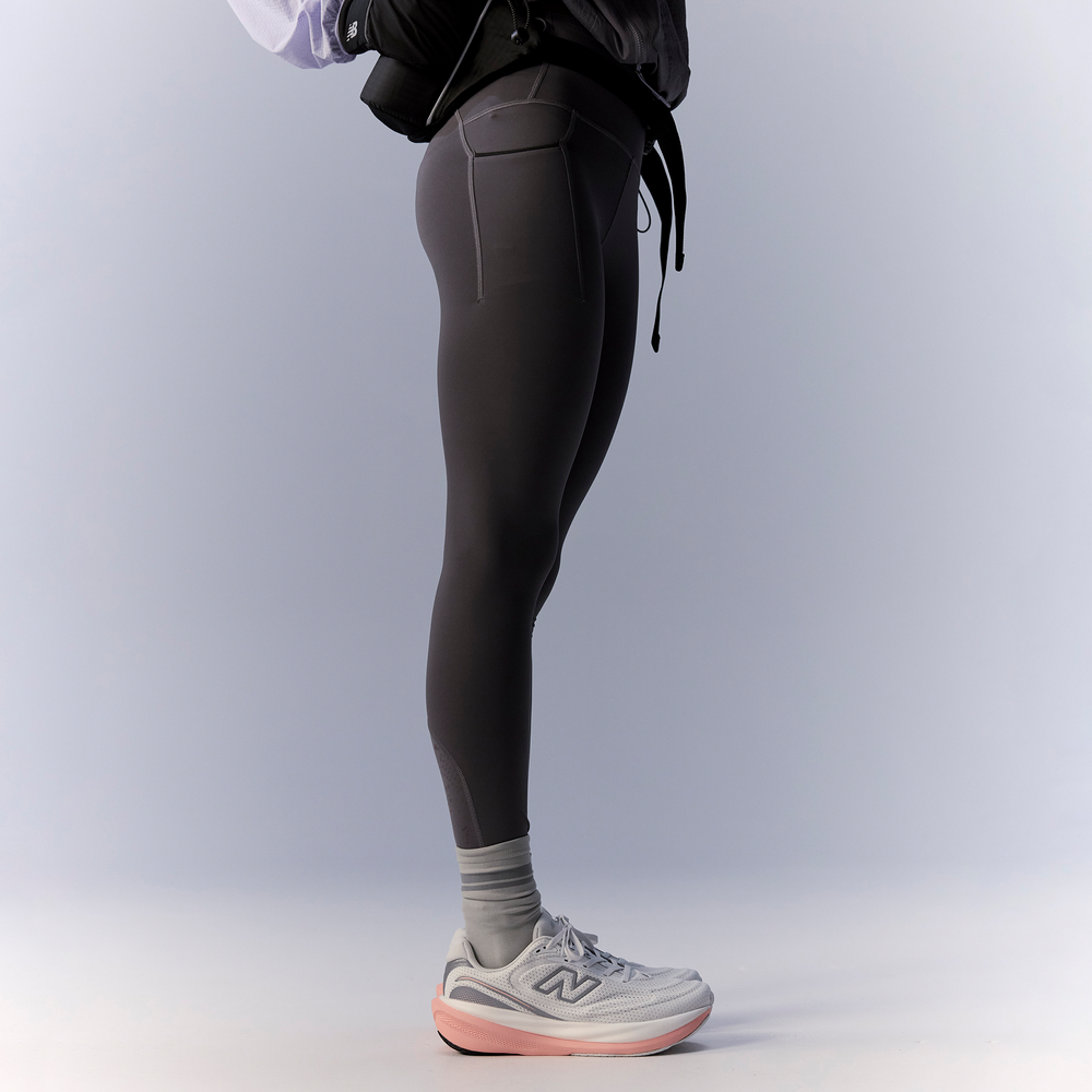 Női leggings New Balance Reflective RC Heat – szürke