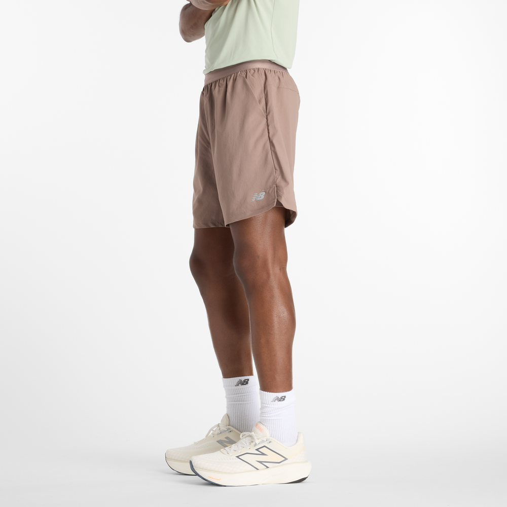 Férfi futónadrág New Balance MS41288EAS – bézs