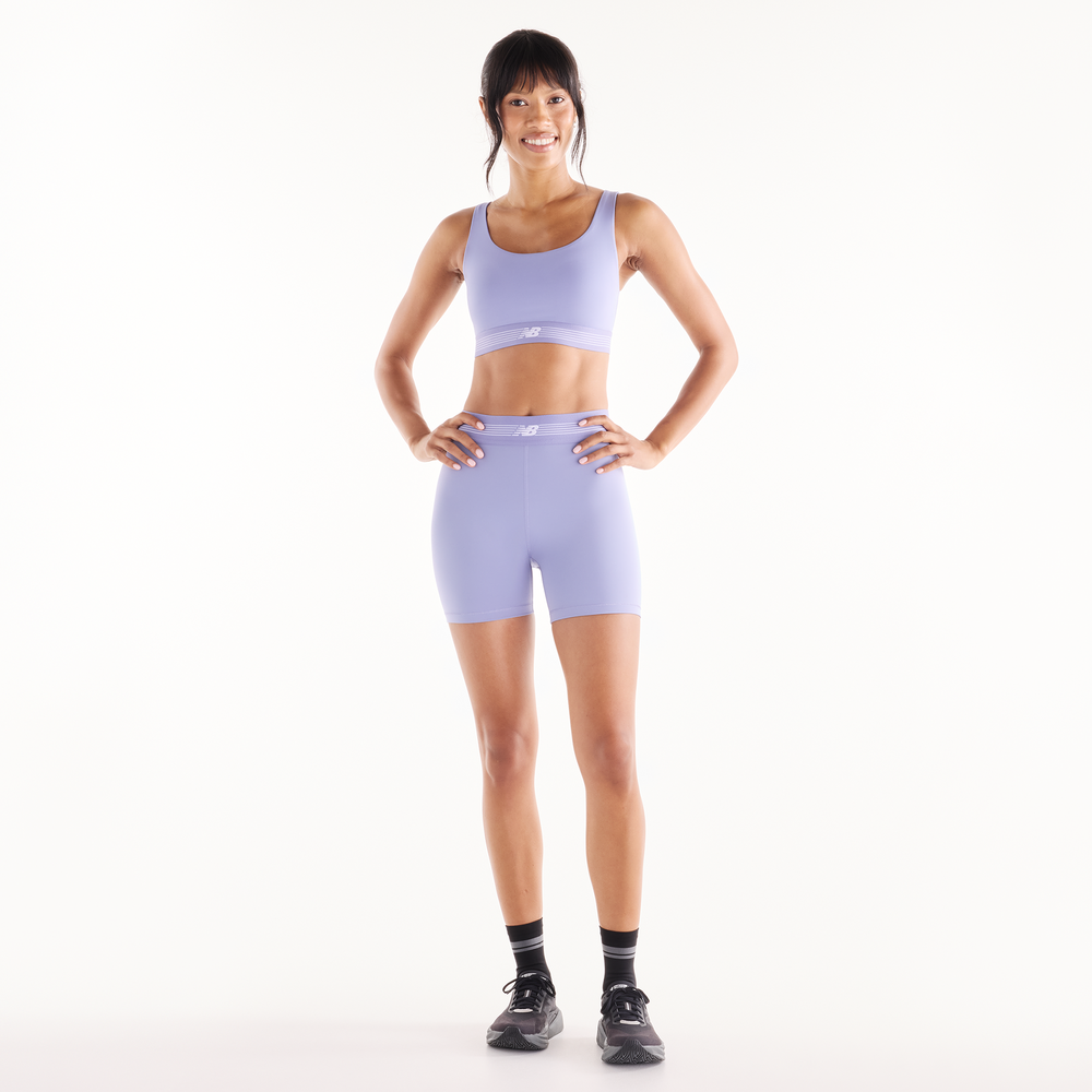 Női rövidnadrág New Balance AC – lila
