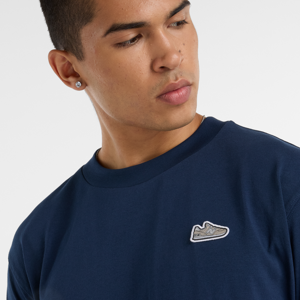 Férfi póló New Balance MT51962NNY – sötétkék
