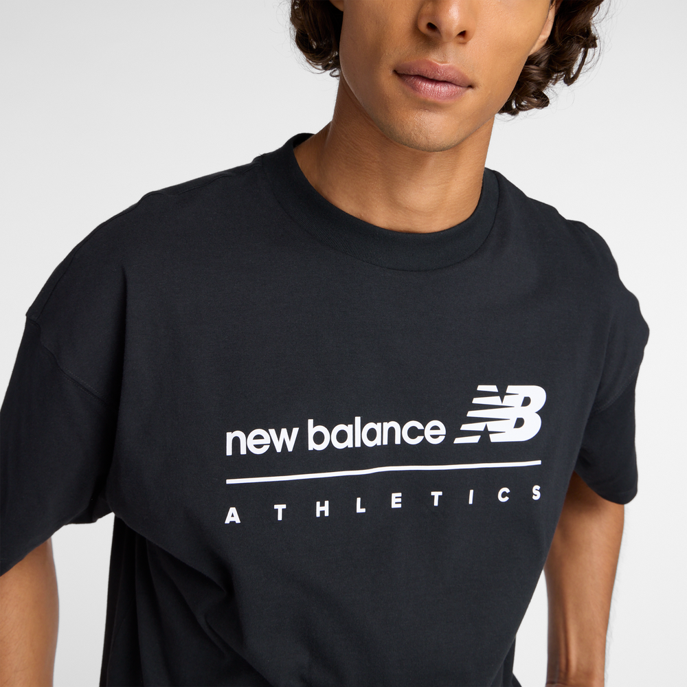 Férfi póló New Balance MT53525BK – fekete