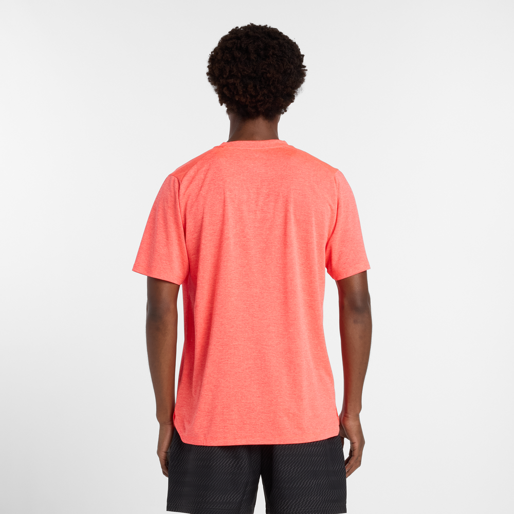 Férfi futópóló New Balance MT41253URR – narancssárga
