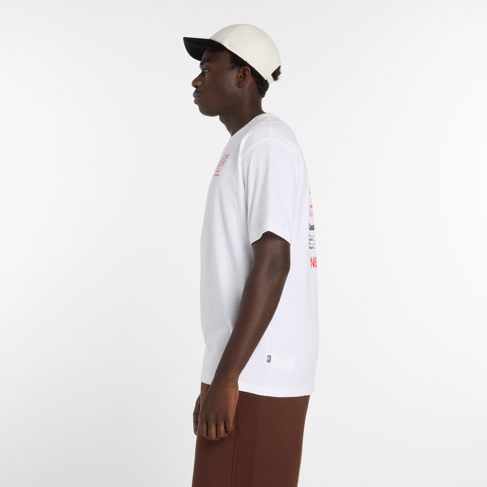 Férfi póló New Balance MT61H51DWT – fehér