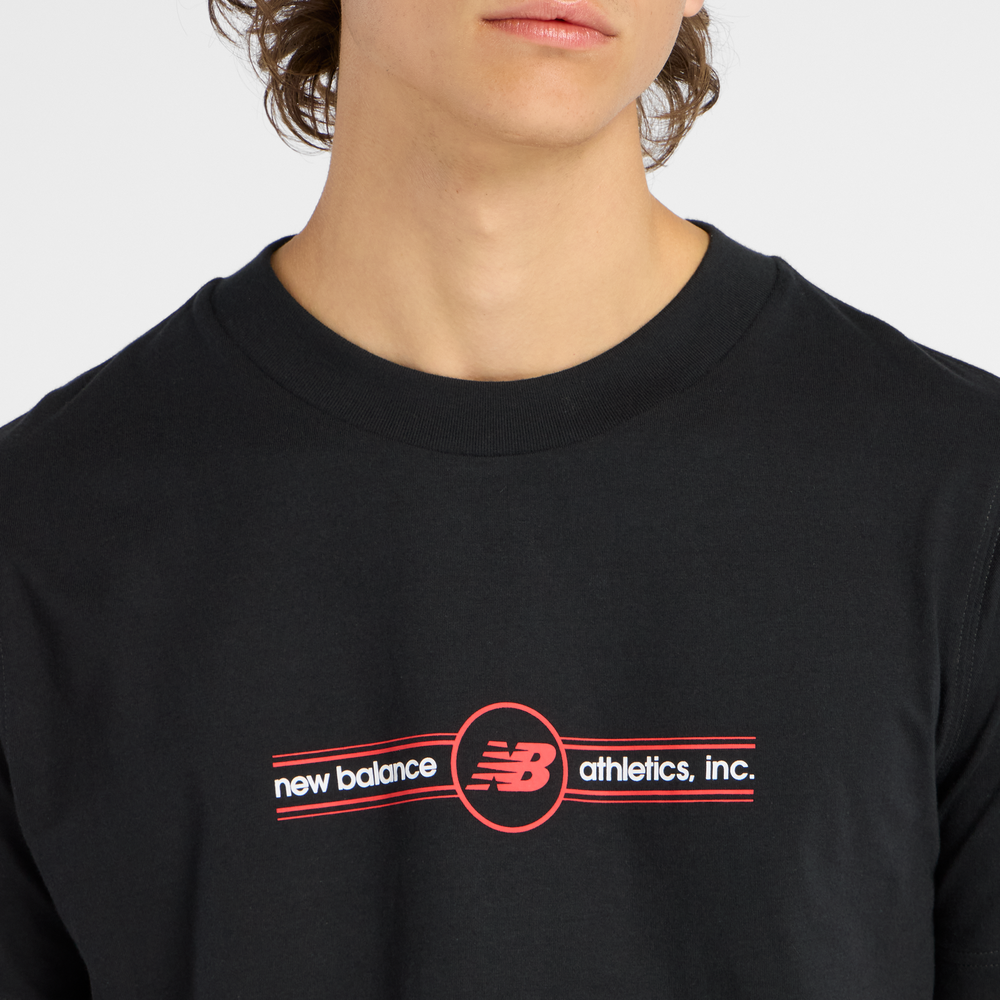 Férfi póló New Balance MT6148SVBK – fekete