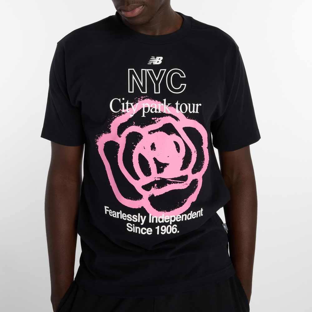 Férfi póló New Balance MT61018IBK – fekete