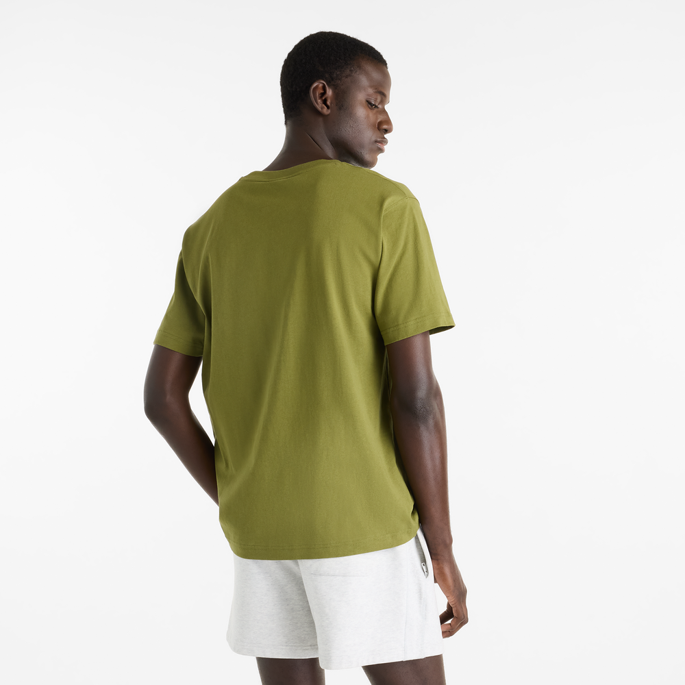 Férfi póló New Balance Classic Tri-Logo – zöld