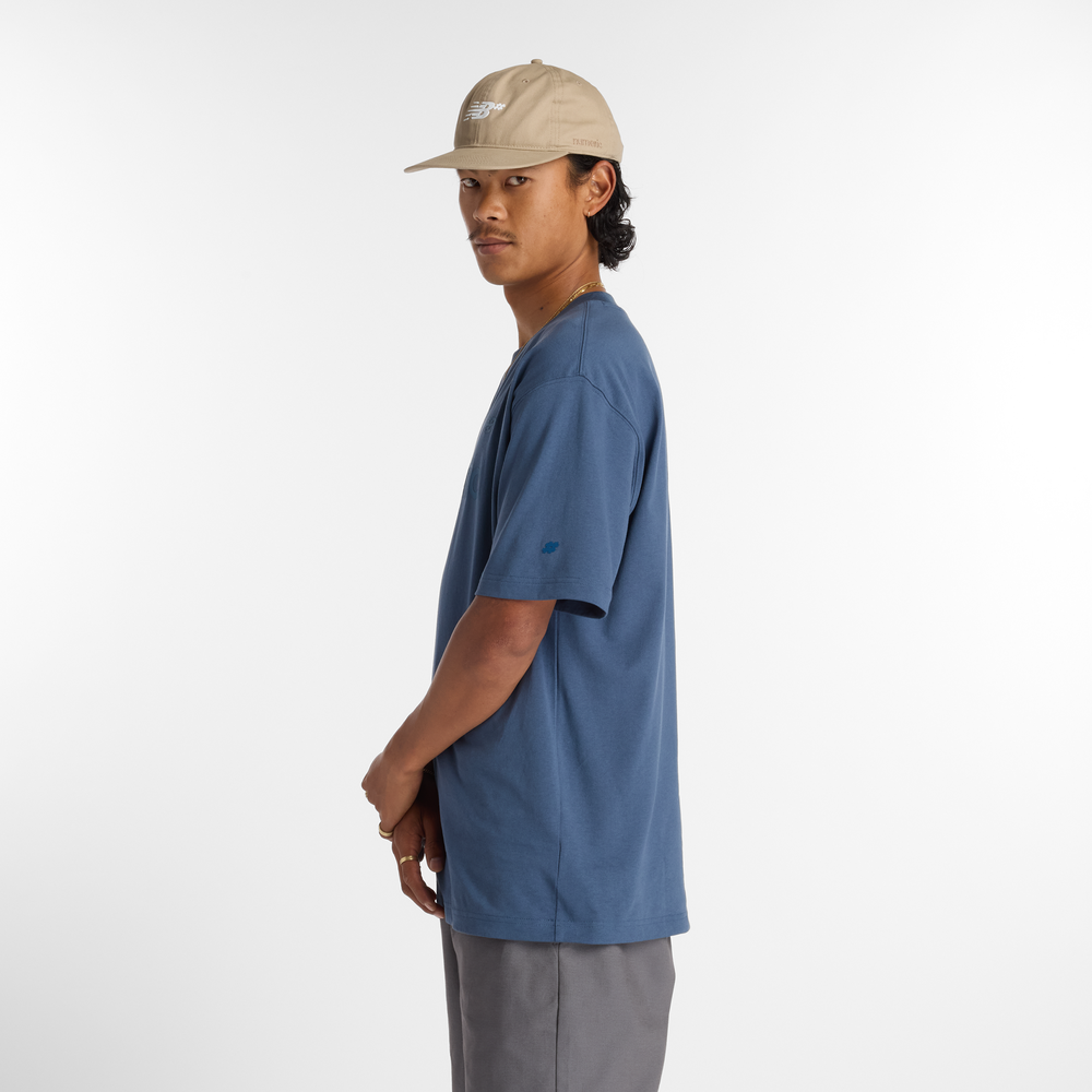 Férfi póló New Balance Numeric MT51955VTI – sötétkék