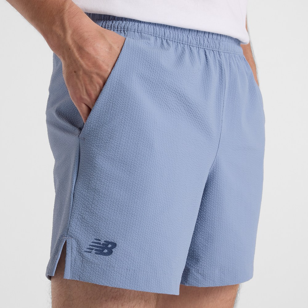 Férfi futónadrág New Balance MS51402DUS – kék