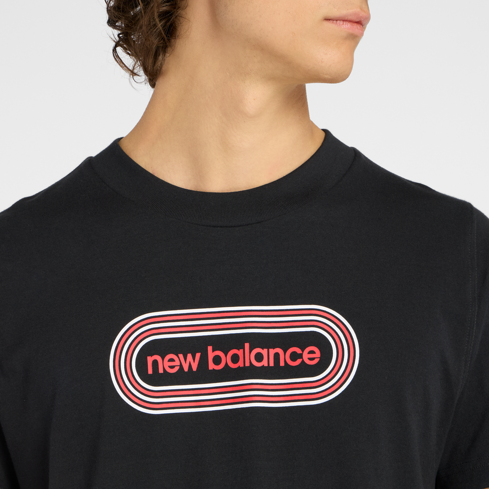 Férfi póló New Balance MT61C48BBK – fekete