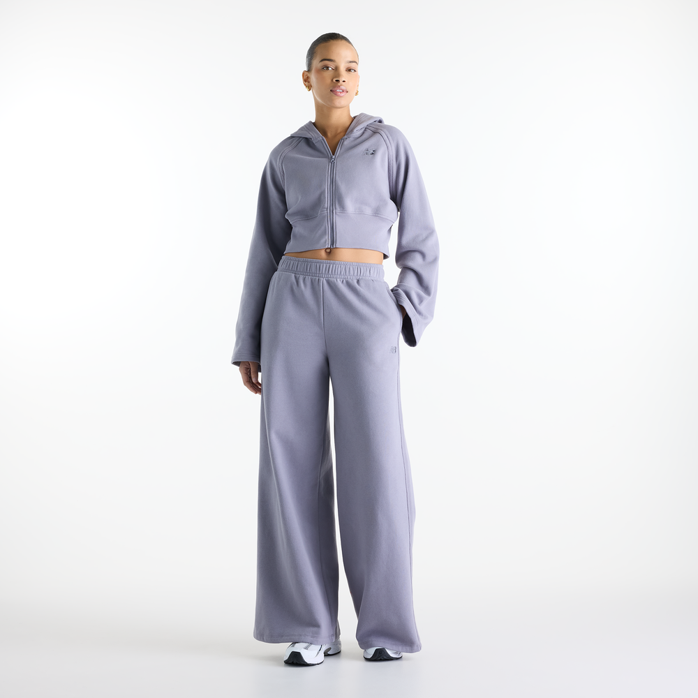 Női nadrág New Balance Brushed Coastal – lila