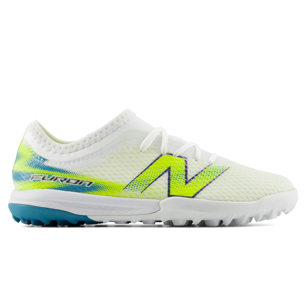 Gyermek turf cipő New Balance FURON TEAM JNR TF V9 YF3T69A – fehér