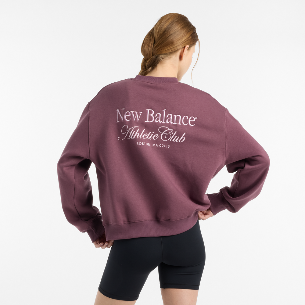 Női felső New Balance WT51949FDP – bordó