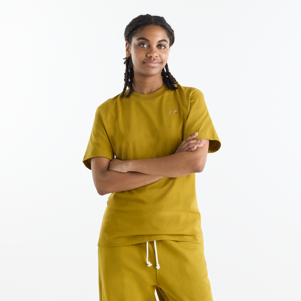 Női póló New Balance WT41501BIL – sárga
