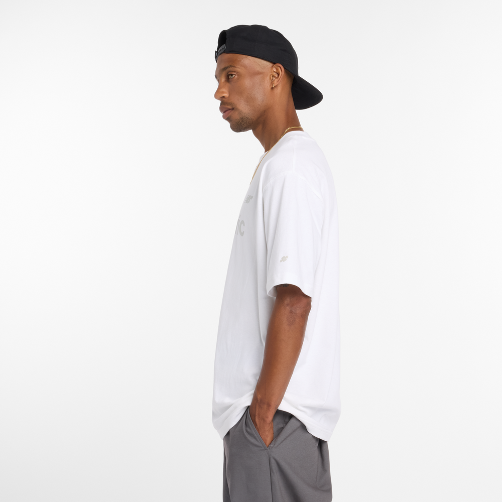 Férfi póló New Balance Numeric MT51955WT – fehér