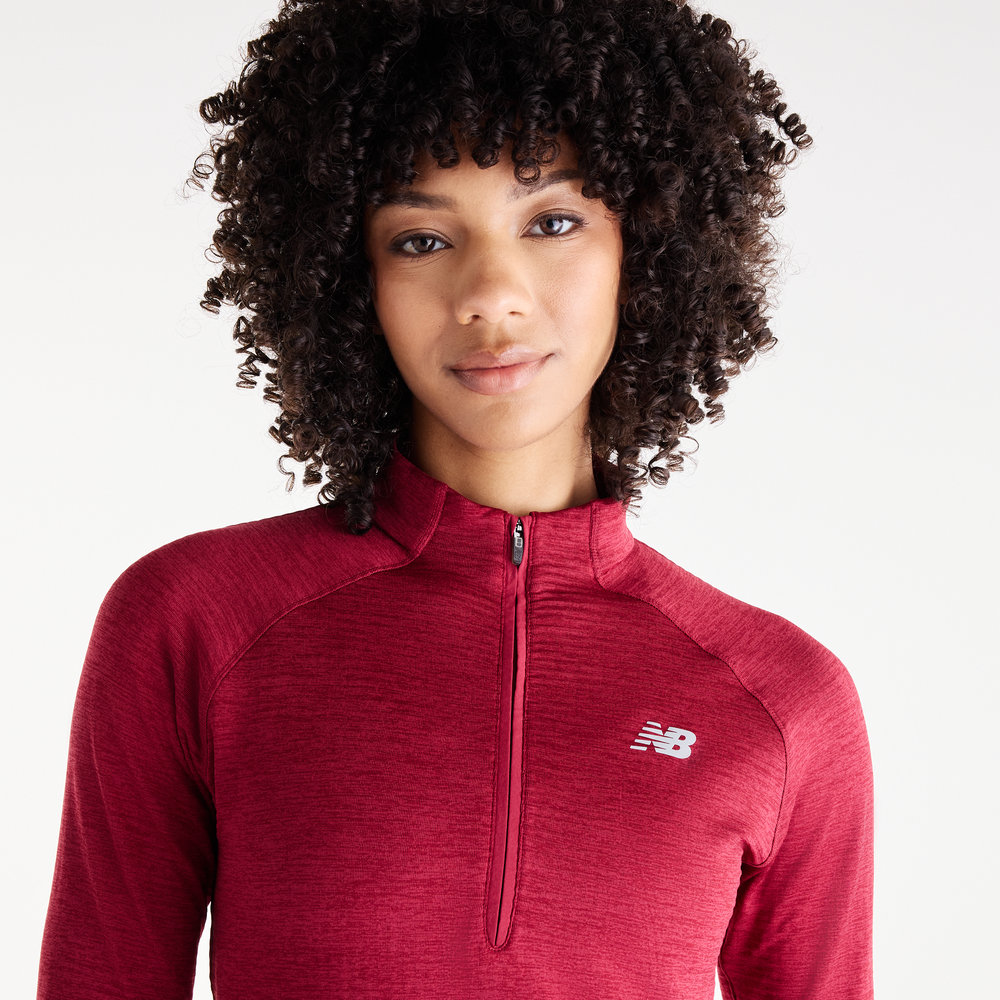 Női felső New Balance RC Essential Heat Grid – piros