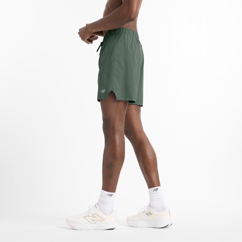 Férfi futónadrág New Balance MS41283DKJ – zöld