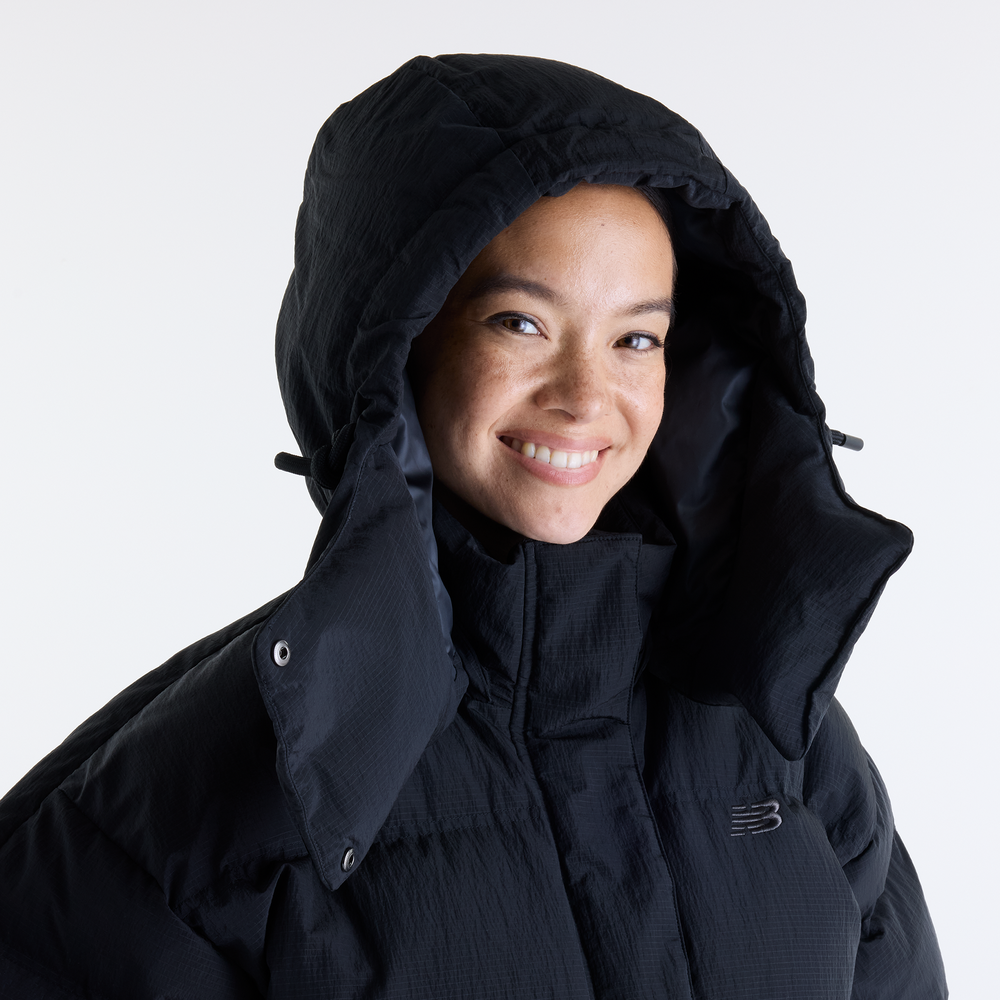 Női kabát New Balance Premium Puffer – fekete