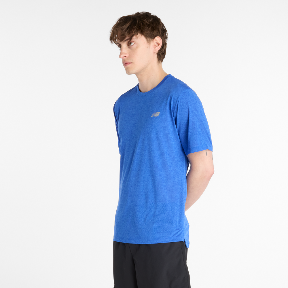 Férfi futópóló New Balance MT41253BEA – kék