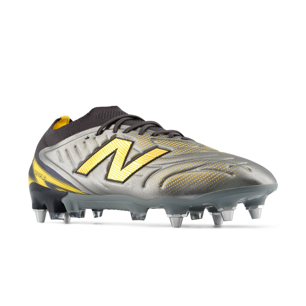 Férfi focicipő New Balance TEKELA ELITE SG V5 UT1SL7DC – ezüst