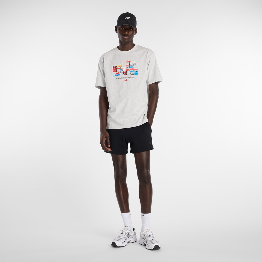 Férfi póló New Balance MT61H0DXAHH – szürke