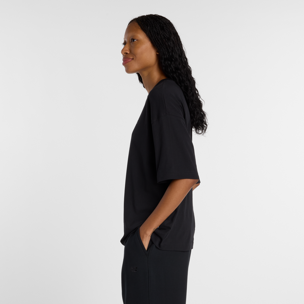 Női póló New Balance WT61M1JBBK – fekete