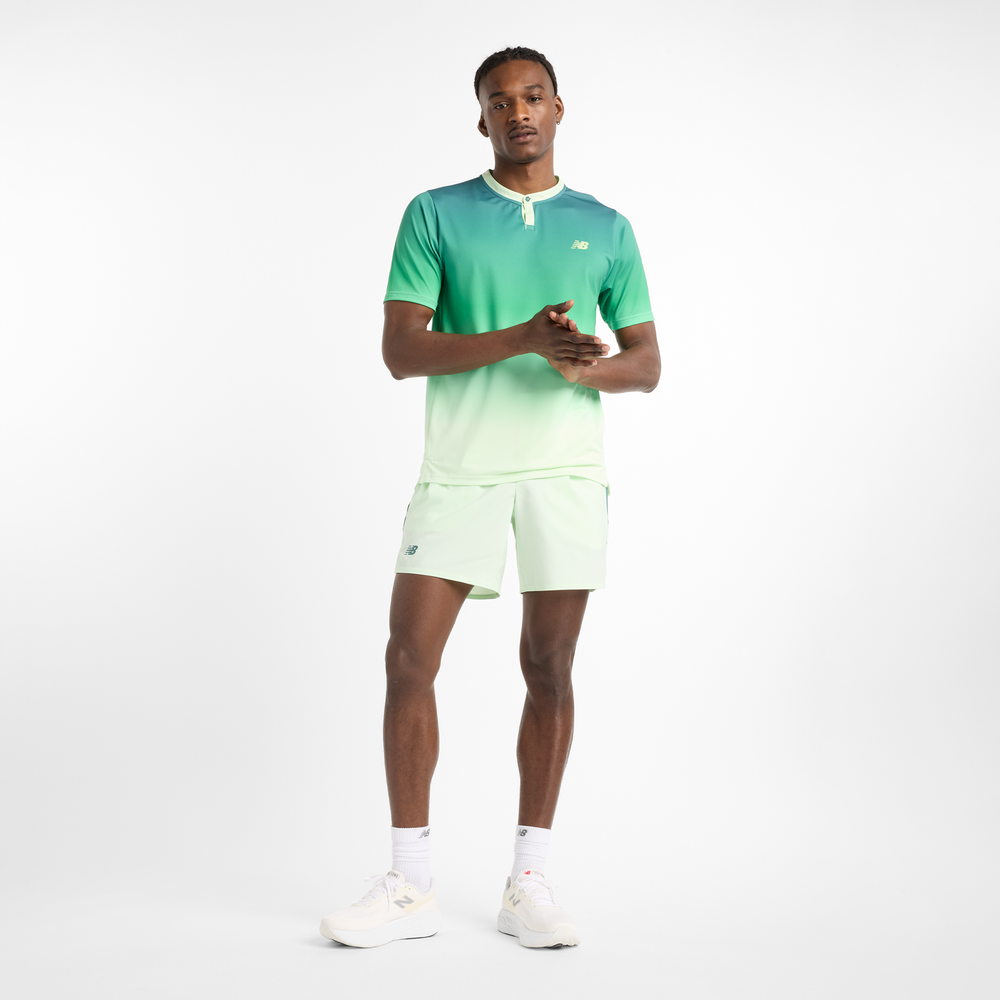 Férfi futópóló New Balance MT41406MEW – zöld