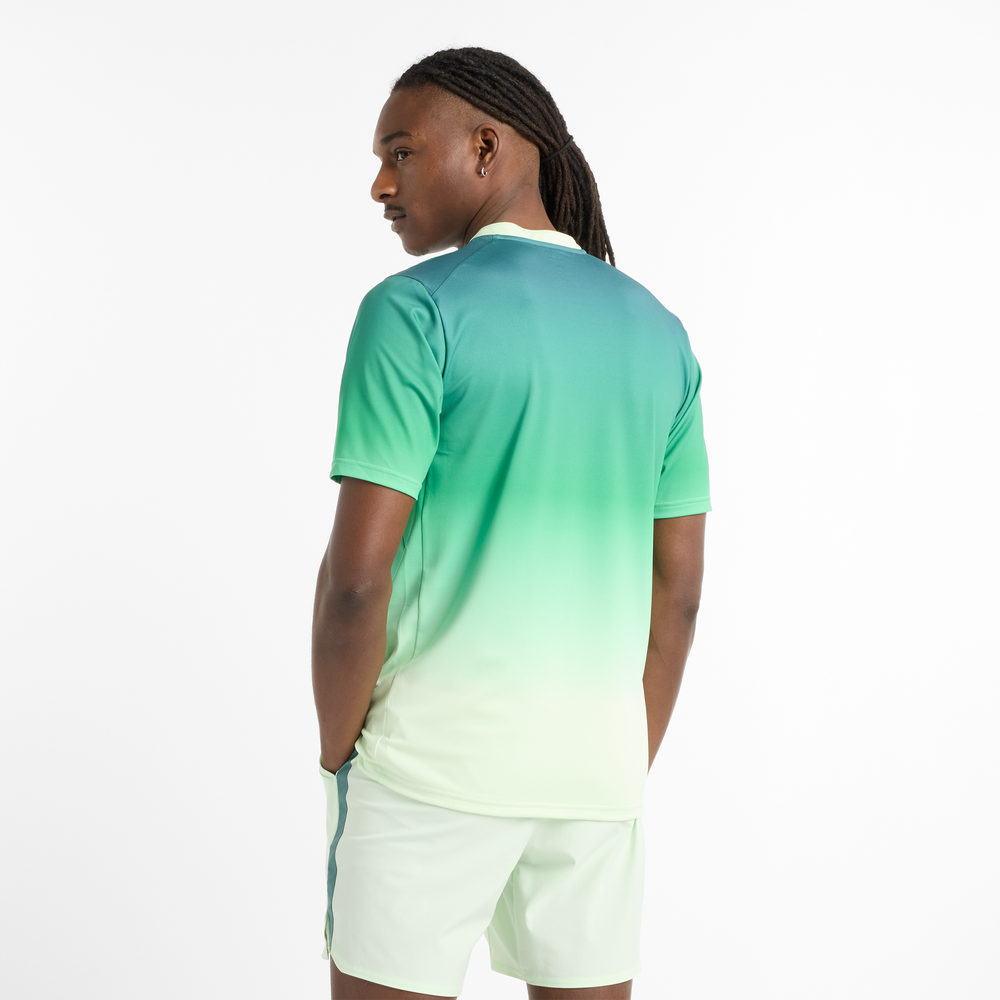 Férfi futópóló New Balance MT41406MEW – zöld