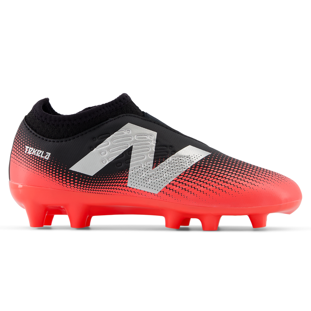Focicipő New Balance TEKELA V4+ MAGIQUE JNR FG SJT3FR45 – piros