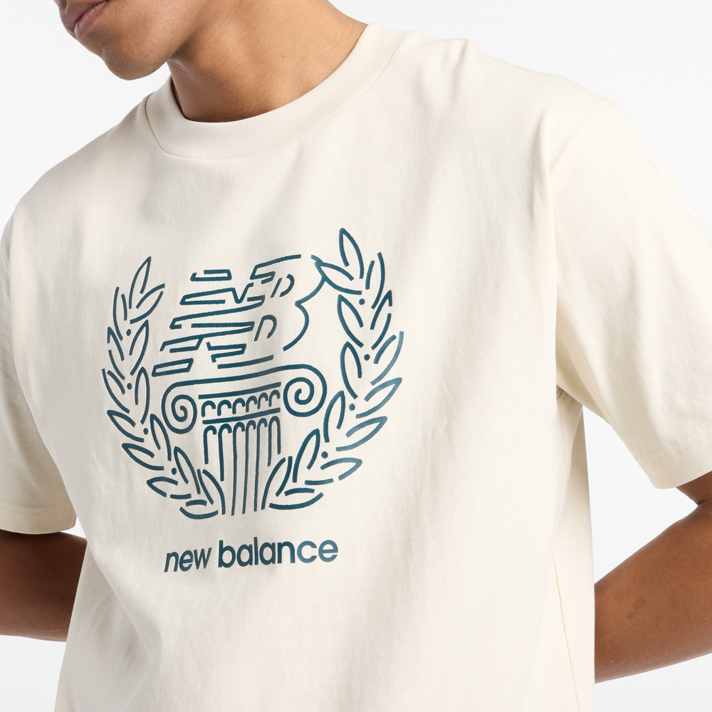 Férfi póló New Balance MT51974LIN – bézs