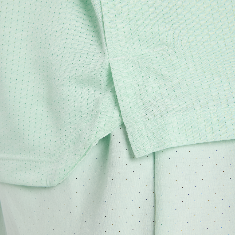 Férfi futópóló New Balance MT41253AB8 – menta