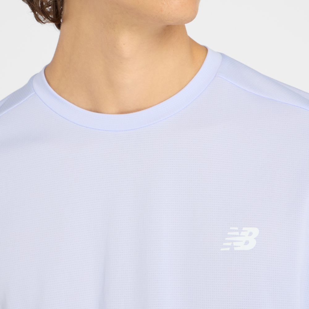 Férfi futópóló New Balance MT51802DYK – kék