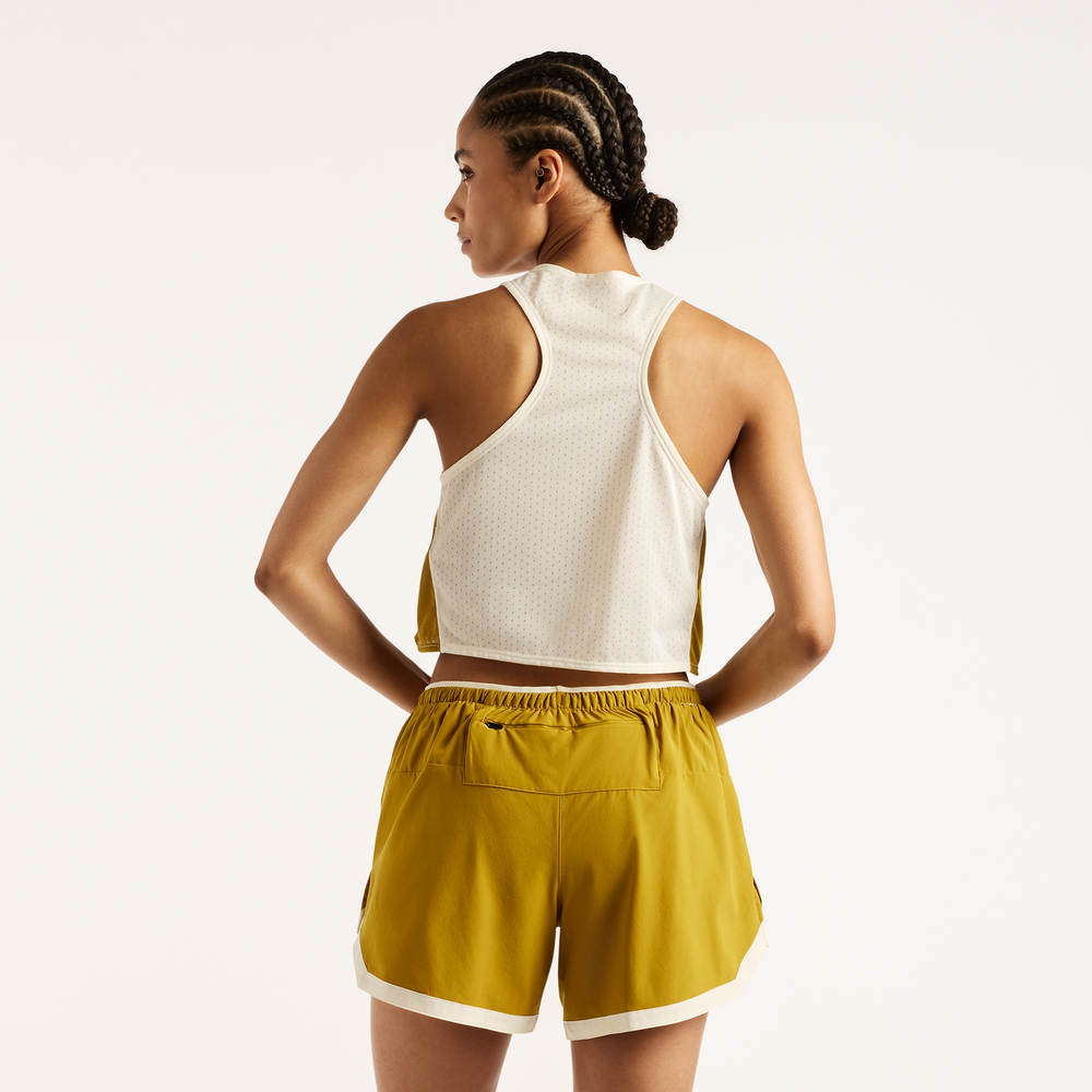 Női póló New Balance Viz-Tech Run – bézs