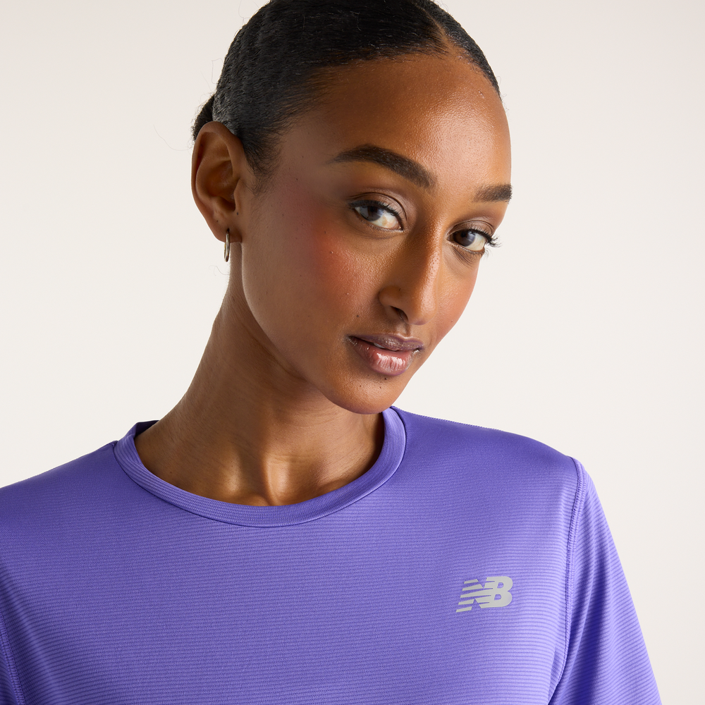 Női póló New Balance WT41222EPU – lila