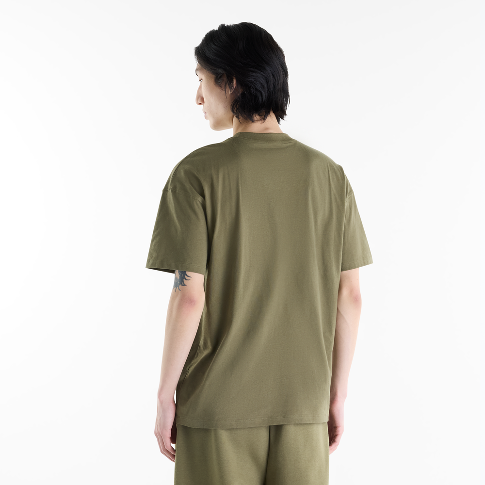 Férfi póló New Balance Sport Linear Graphic – zöld