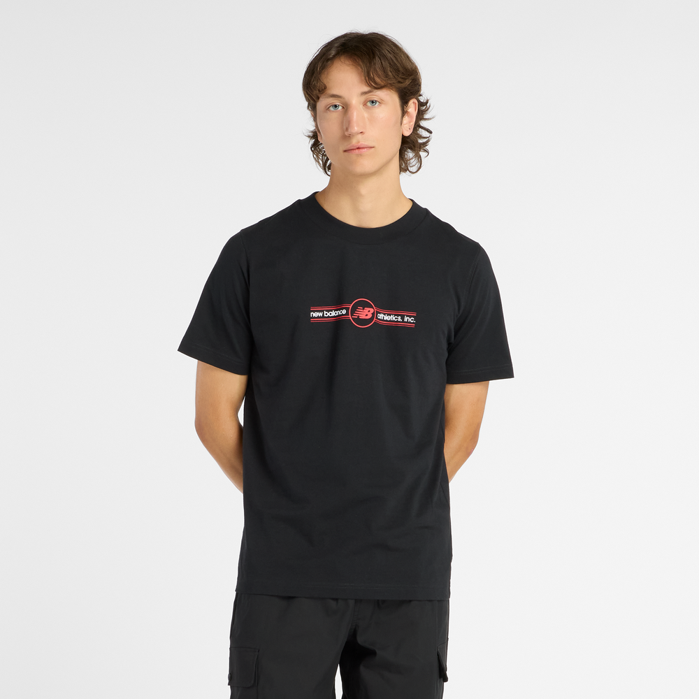 Férfi póló New Balance MT6148SVBK – fekete