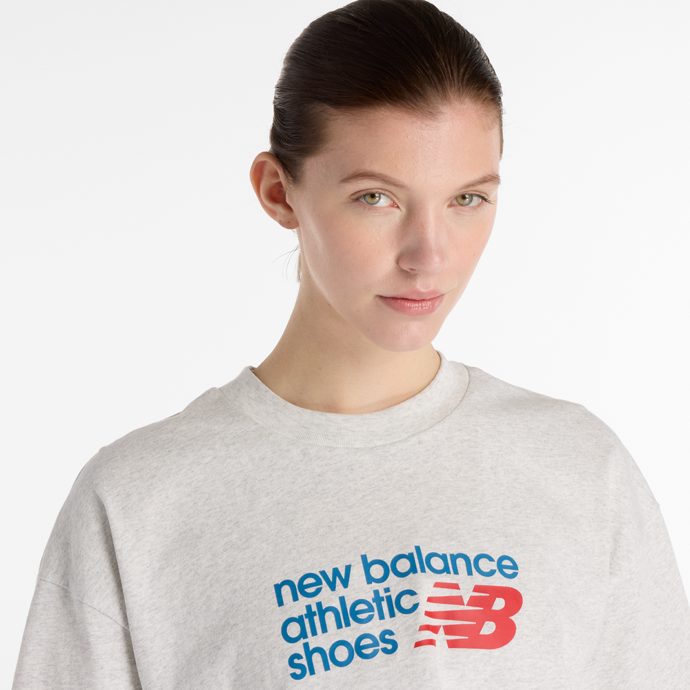Női póló New Balance WT51908AHH – szürke
