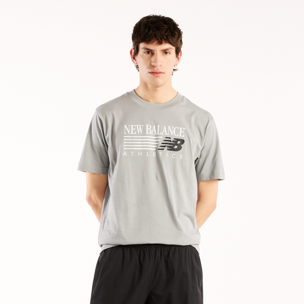 Férfi póló New Balance MT62U0E0YST – szürke